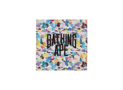 A BATHING APE Multi Camo NYC Logo Bandana "White"