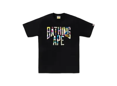 A BATHING APE Multi Camo NYC Logo Tee #2 "Black"