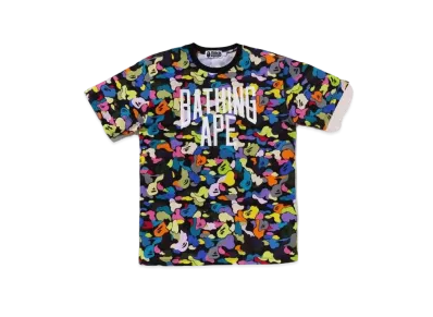 A BATHING APE Multi Camo NYC Logo Tee #1 "Black"