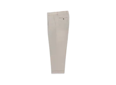 WACKO MARIA Dormeuil / Pleated Trousers (Type-2) "Ivory"