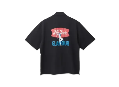 HYSTERIC GLAMOUR Hysteric Grocery Wappen Shirt "Black"