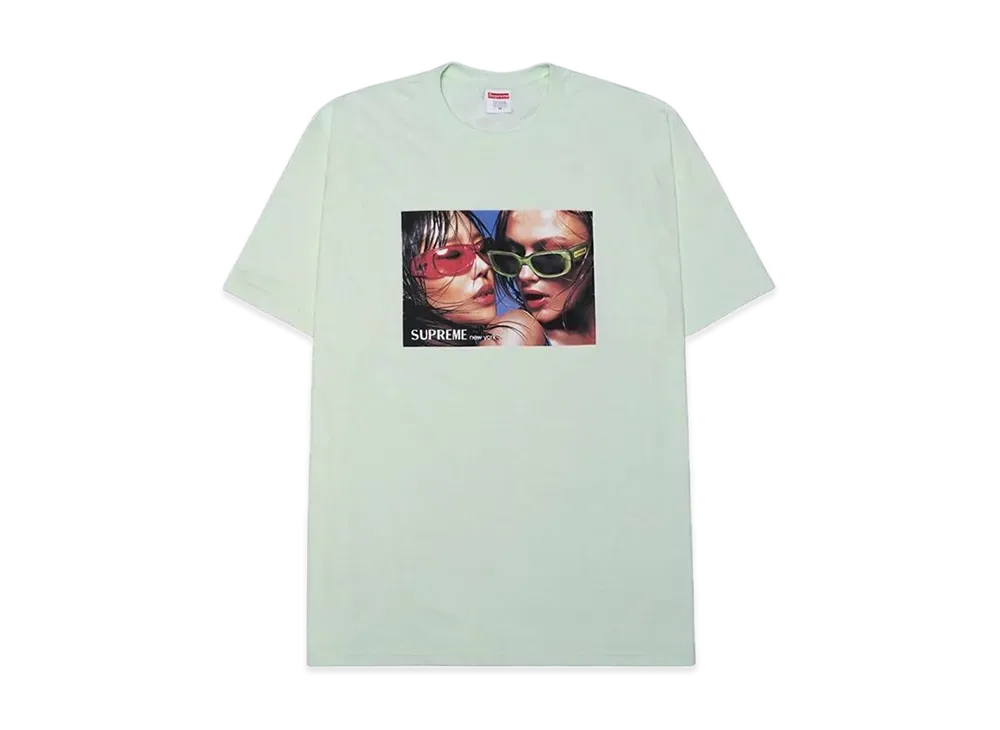 シュプリーム アイウエア Tシャツ "ペイル グリーン"