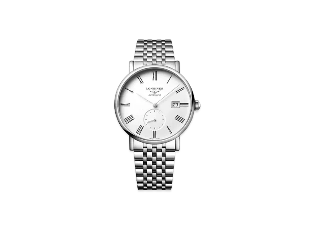 Longines Elegant Collection 39.00 mm "Matte White/Stainless Steel" L4.812.4.11.6