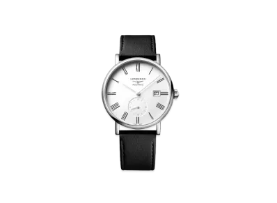 Longines Elegant Collection 39.00 mm "Matte White/Stainless Steel/Black" L4.812.4.11.0