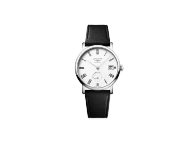 Longines Elegant Collection 34.50 mm "Matte White/Stainless Steel/Black" L4.312.4.11.0