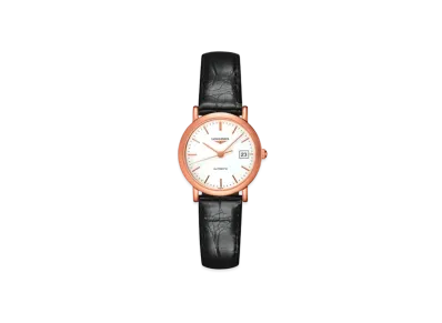 Longines Elegant Collection 27.20 mm "Matte White/Pink Gold/Black" L4.378.8.12.0
