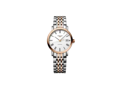 Longines Elegant Collection 25.50 mm "Matte White/Stainless Steel/Rose Gold" L4.309.5.11.7