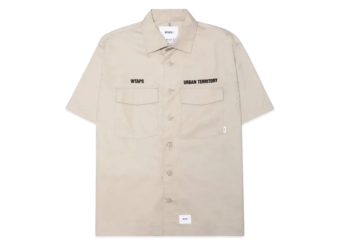 Wtaps BUDS / SS / COTTON. TWILL "Beige"