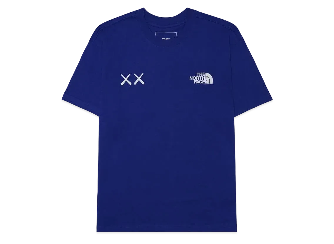 The North Face Kaws Tee "Bolt Blue"