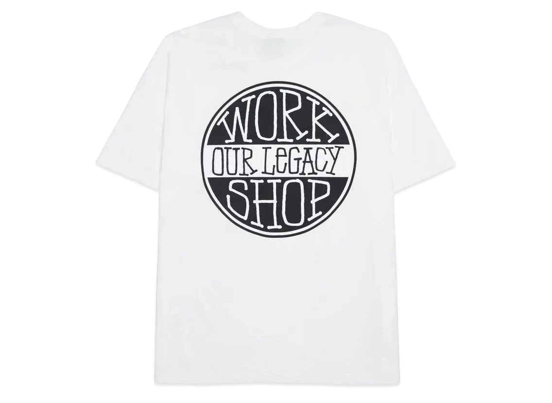 Stussy x Our Legacy Dot Pigment Dyed Tee "White"