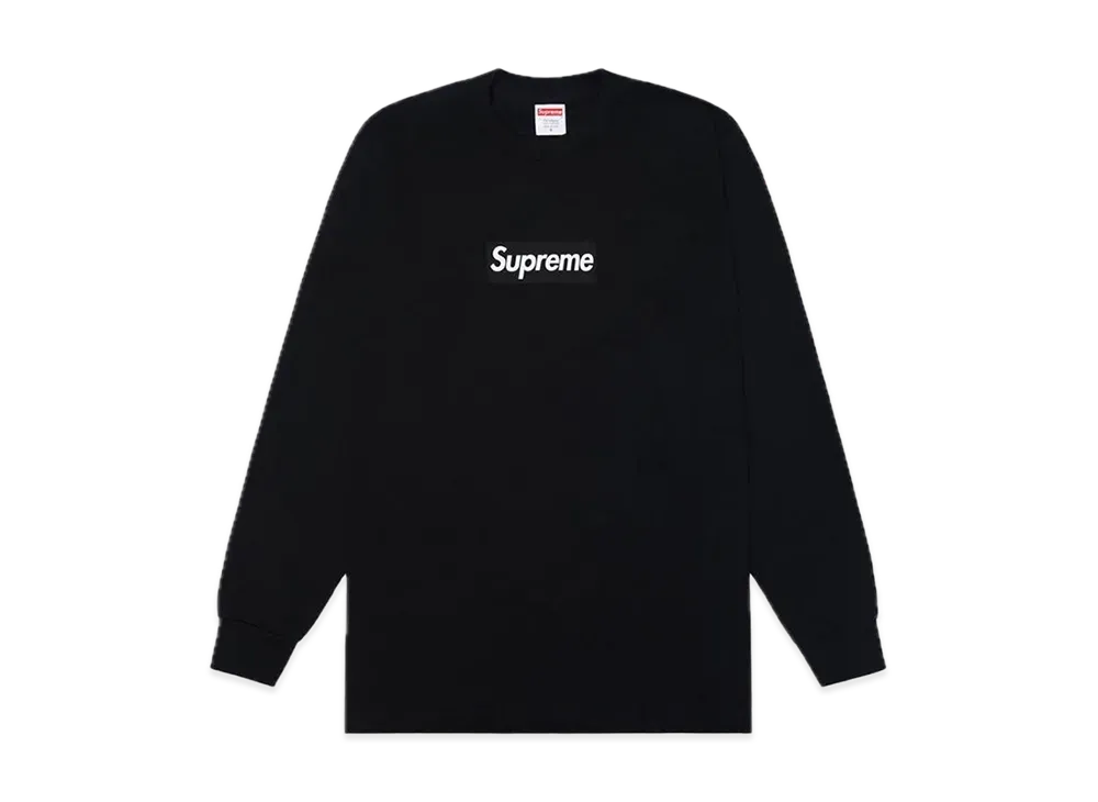 Supreme Box Logo L/S Tee "Black"