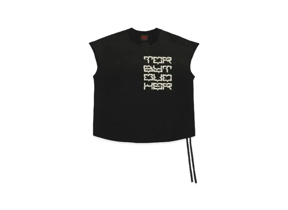 T.C.R RELAPSE FADE WASHED N/S TEE "BLACK"