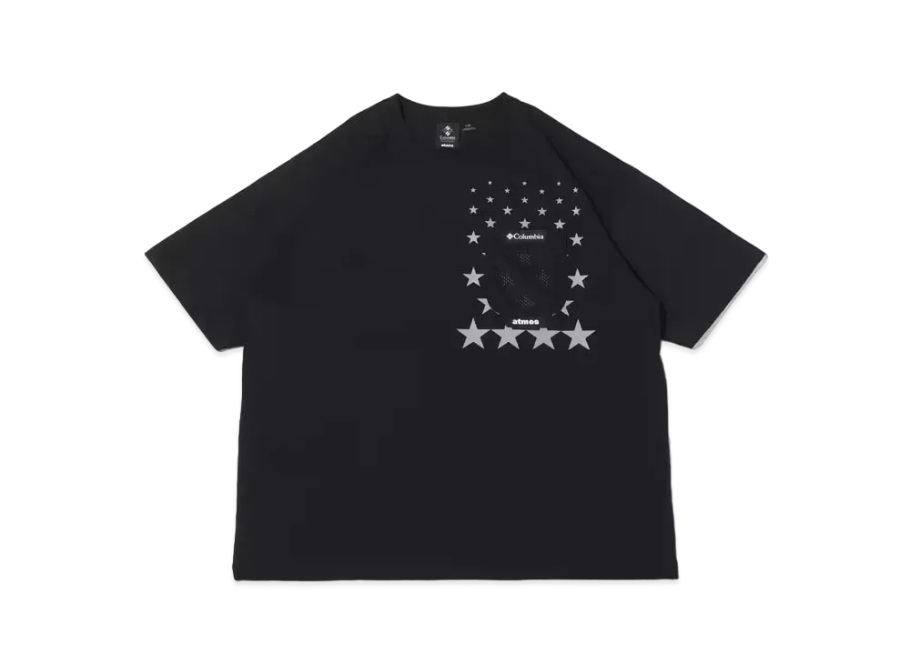 atmos x Columbia Roar Brook Graphic SS Tee "Black"