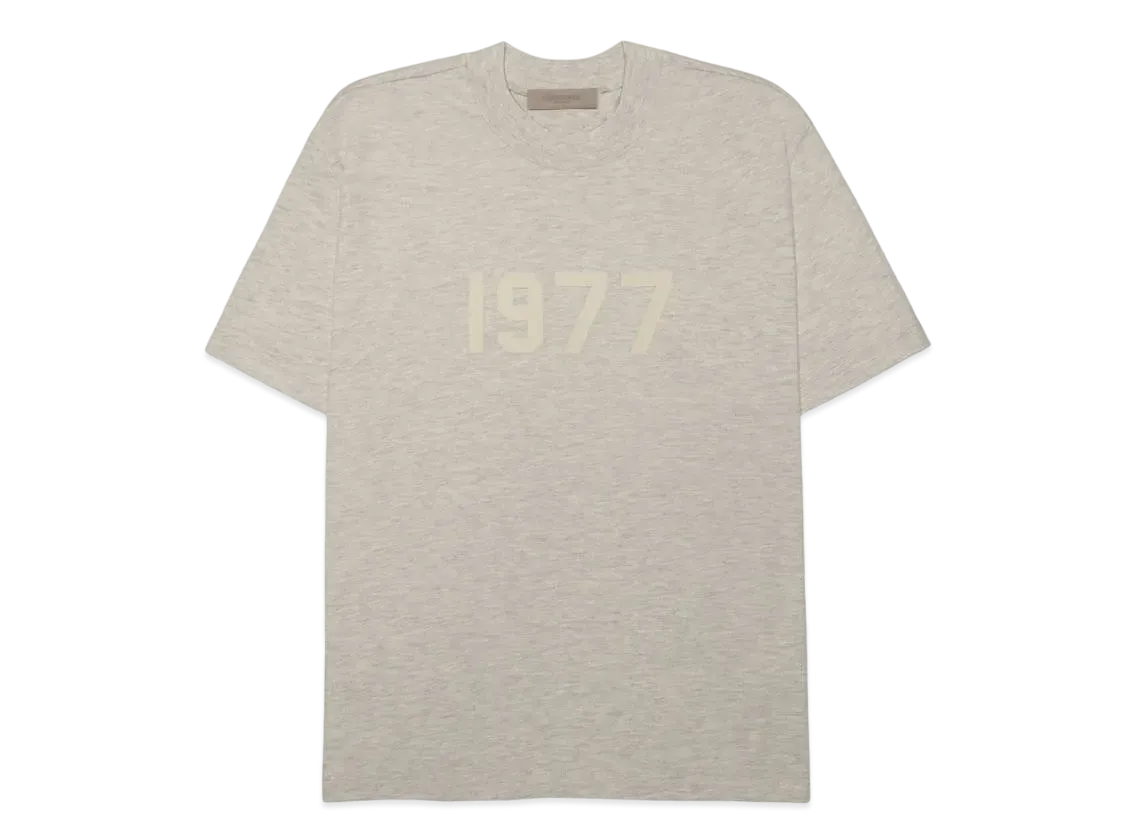FEAR OF GOD ESSENTIALS 1977 T-SHIRT "Light Oatmeal"