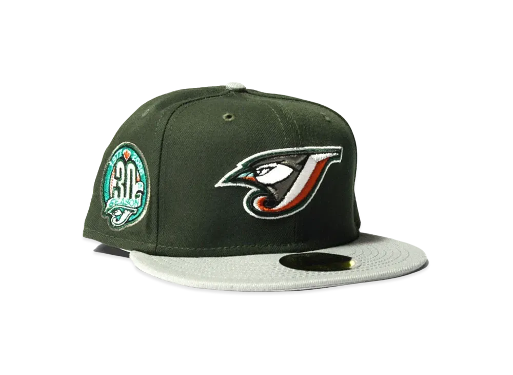 NEW ERA Toronto Blue Jays 30th ANNIVERSARY 59FIFTY "OLIVE x GRAY"