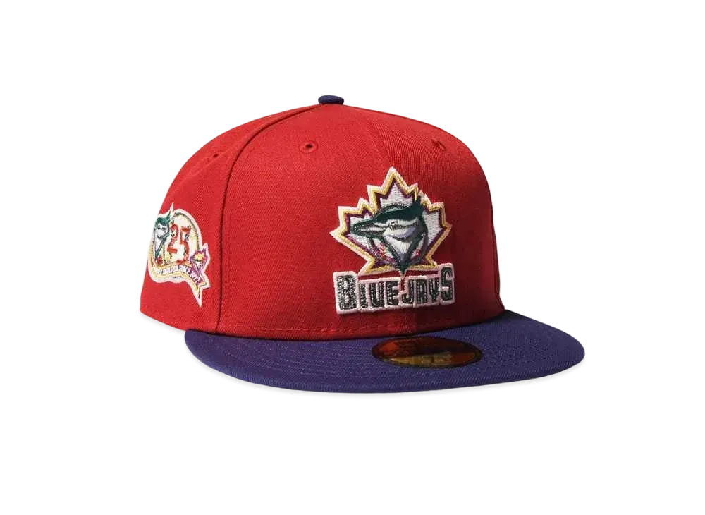 NEW ERA Toronto Blue Jays 25TH ANNIVERSARY 59FIFTY "RED x PURPLE"