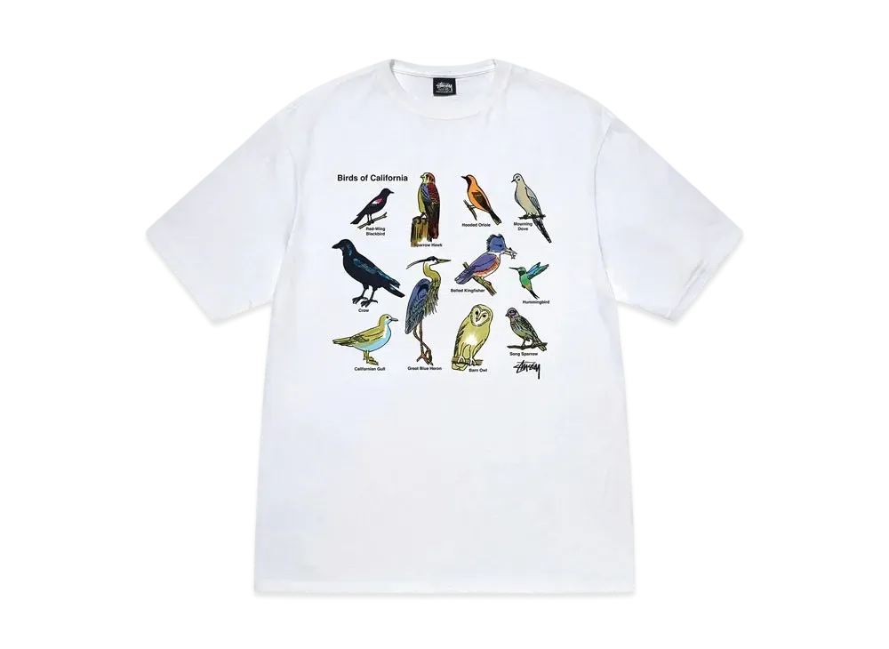Stussy California Birds Tee "White"