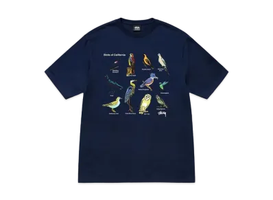 Stussy California Birds Tee "Navy"