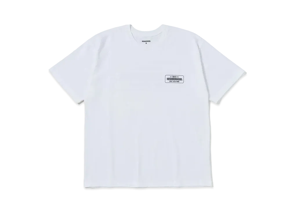 NEIGHBORHOOD NH . Tee SS-1 "White"