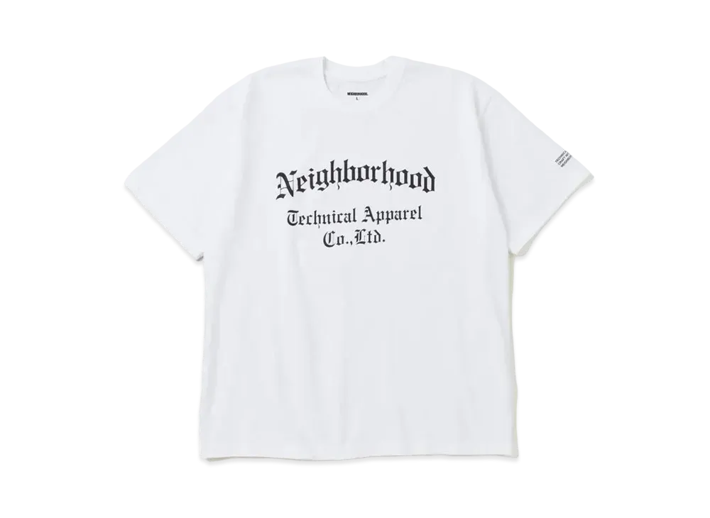 NEIGHBORHOOD NH 231 Spot . Tee SS-3 "White Black"