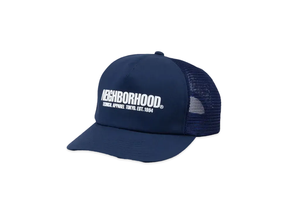 NEIGHBORHOOD Logo Print Mesh Cap "Navy"