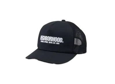NEIGHBORHOOD Logo Print Mesh Cap "Black"