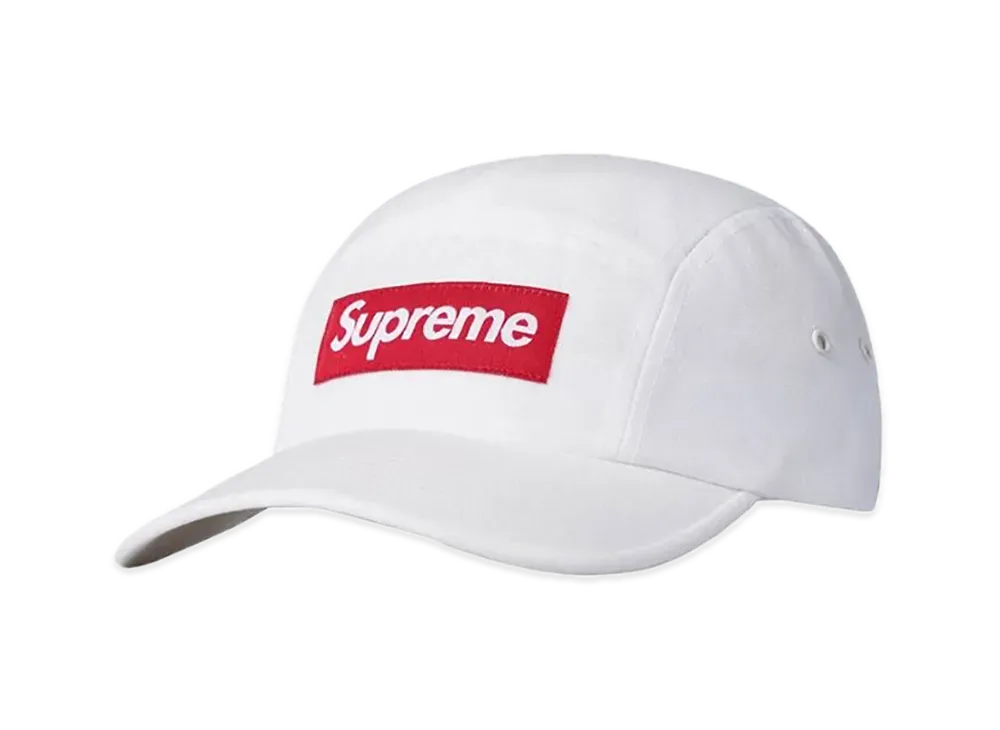 Supreme Glitter Cordura Camp Cap "White"
