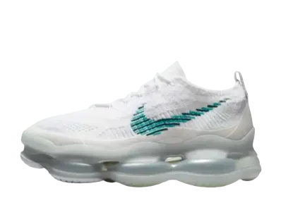 ナイキ エアマックス スコーピオン フライニット "ホワイトアンドジオードティール"