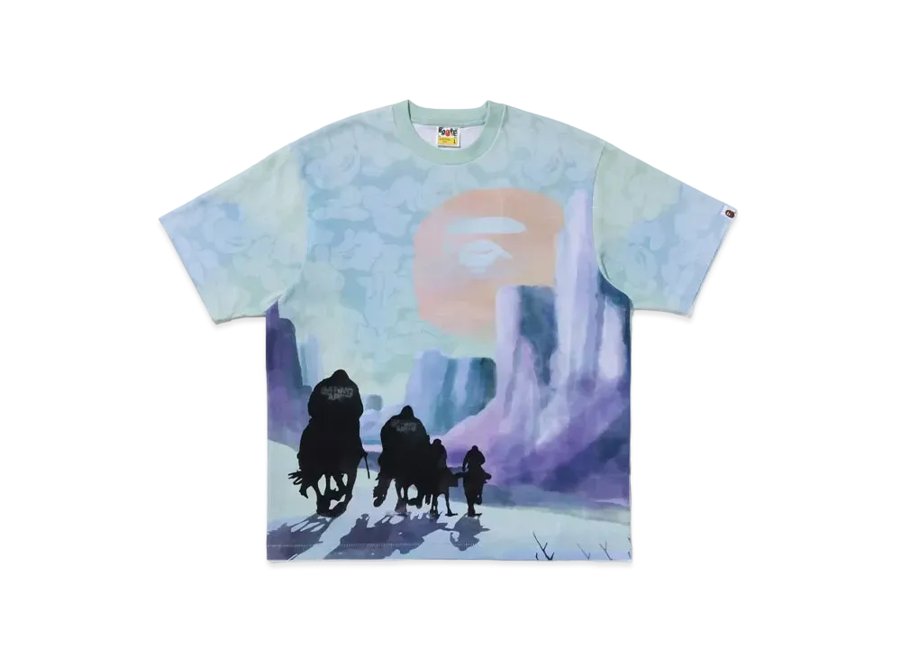 A BATHING APE Forbidden Zone Tee "Multi"