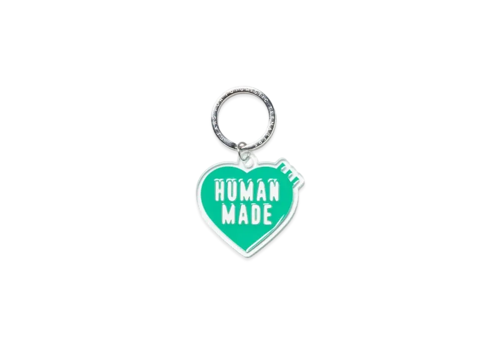 HUMAN MADE Heart Keyring "Green"
