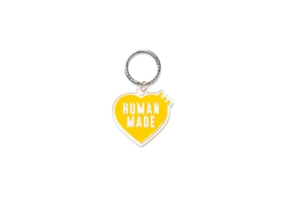 HUMAN MADE Heart Keyring "Yellow"