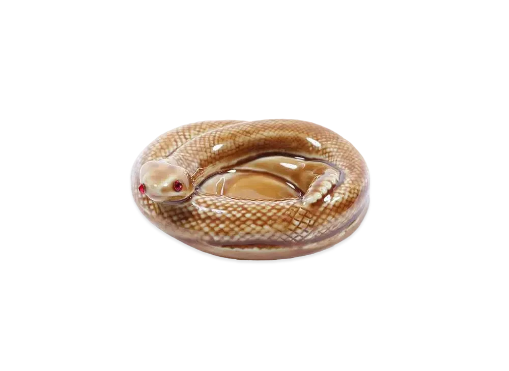 WACKO MARIA Wolf's Head / Snake Ashtray "Beige"
