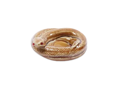 WACKO MARIA Wolf's Head / Snake Ashtray "Beige"