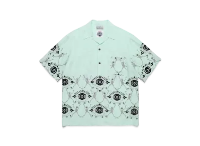 WACKO MARIA Wolf's Head / Hawaiian Shirt #2 "Mint"