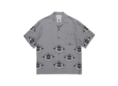 WACKO MARIA Wolf's Head / Hawaiian Shirt #2 "Gray"