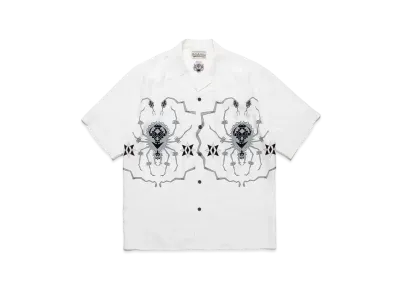 WACKO MARIA Wolf's Head / Hawaiian Shirt #1 "White/Gray"