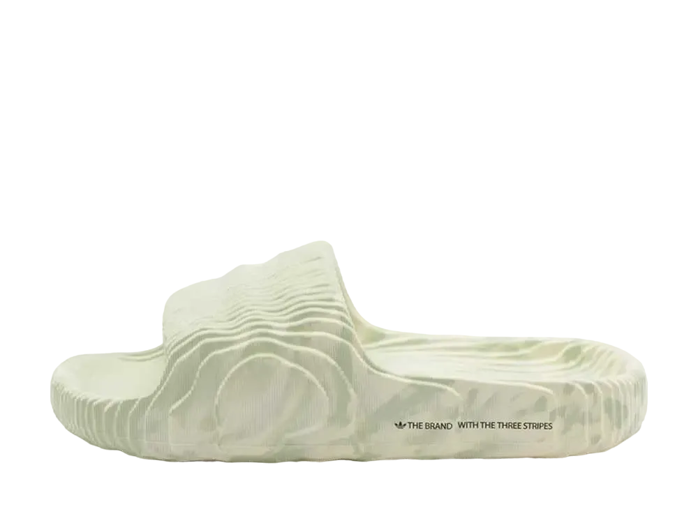 adidas Adilette 22 "Cream White/Linen Green/Core Black"
