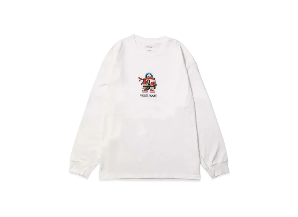 VAULTROOM x Street Fighter Ryu Cos Big L/S Tee "White"