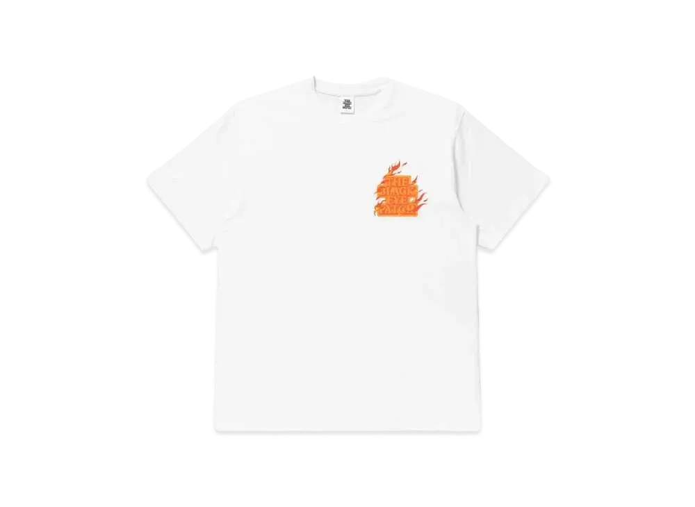 Black Eye Patch Burning OG Label Tee "White"