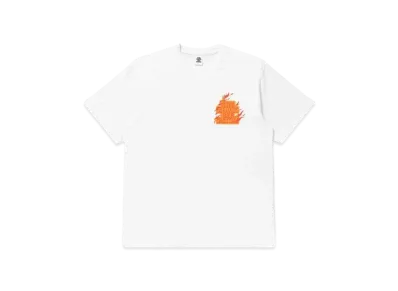 Black Eye Patch Burning OG Label Tee "White"