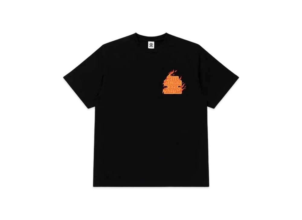 Black Eye Patch Burning OG Label Tee "Black"