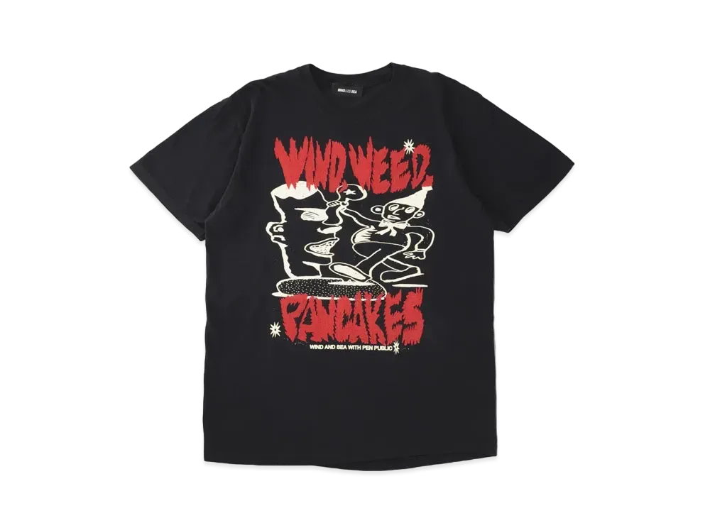 WIND AND SEA x pen public S/S Tee 2 "Black"