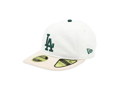 NEW ERA x THE CAP Fourth of July 59Fifty Retro Crown Los Angeles Dodgers "Chrome White/Dark Green"