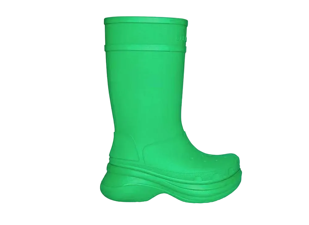 バレンシアガ × クロックス ウィメンズ ブーツ "グリーン"