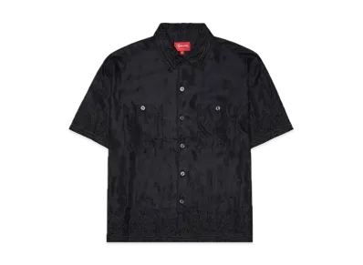Supreme Nouveau Embroidered S/S Shirt "Black"