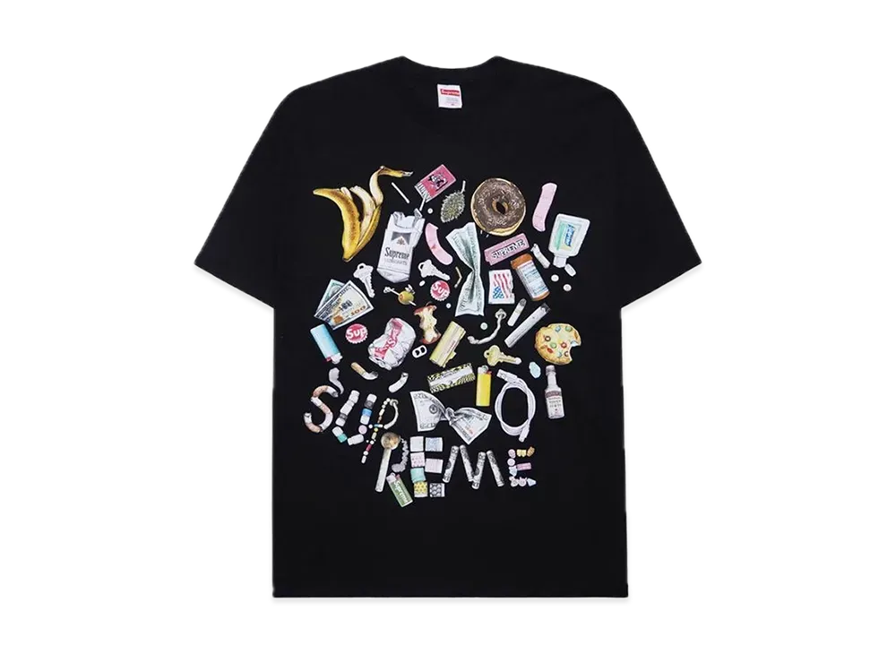 シュプリーム トラッシュ Tシャツ "ブラック"
