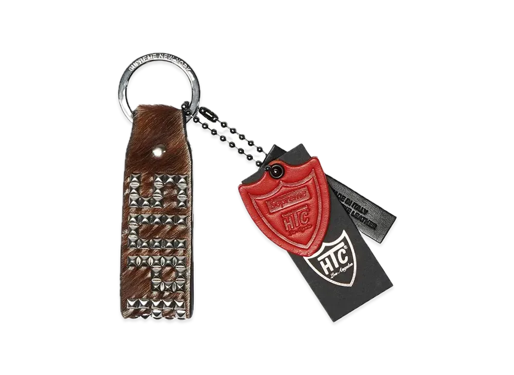 Supreme / Hollywood Trading Company Studded Keychain "Cow"