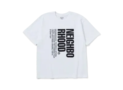 NEIGHBORHOOD NH . Tee SS-3 "White"