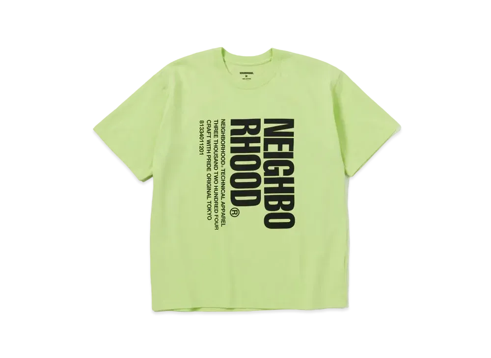 NEIGHBORHOOD NH . Tee SS-3 "Neon Green"