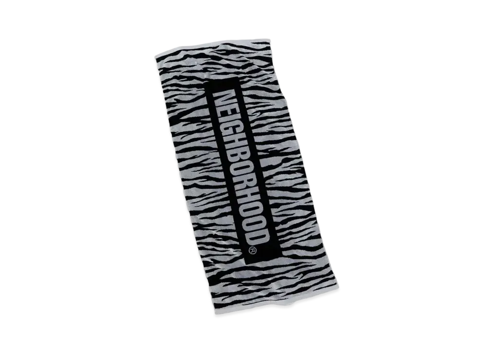 NEIGHBORHOOD Tigerpattern Bath Towel "Gray"